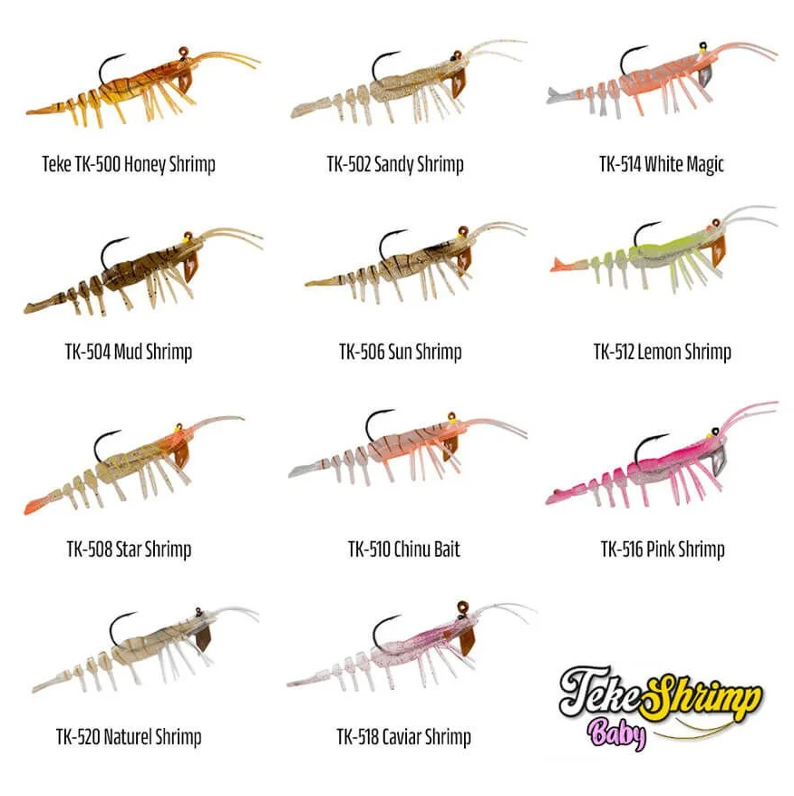 Hanfish Teke Baby Shrimp 5.5 cm 3.8 gr Silikon Karides