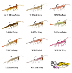 Hanfish Teke Baby Shrimp 5.5 cm 3.8 gr Silikon Karides