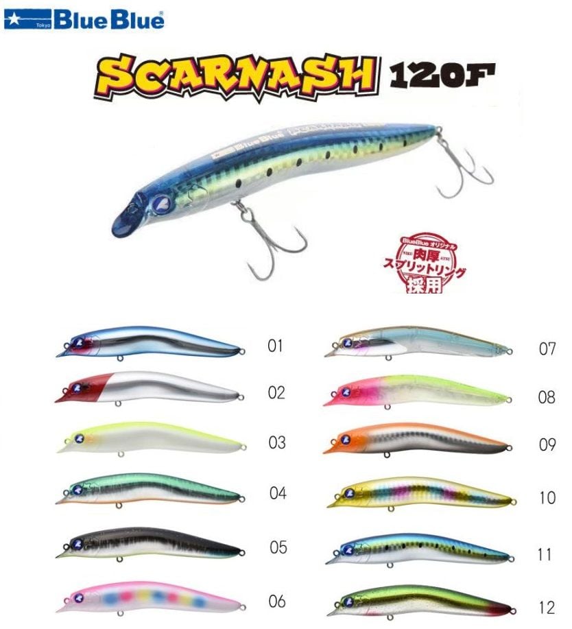 Blueblue Scarnash 120F 12 cm 18 gr Maket Balık
