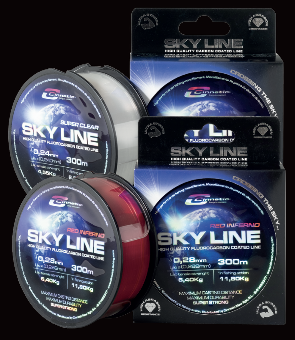 Cinnetic SKY LINE Surf Tapper Leader Misinalar Şeffaf