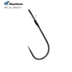 Hayabusa FPP Straight Delikli Lüfer İğnesi Black Nikel