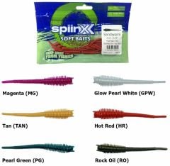 Spiinx Soft Baits Sandworm 9 cm Kokulu Silikon Yem