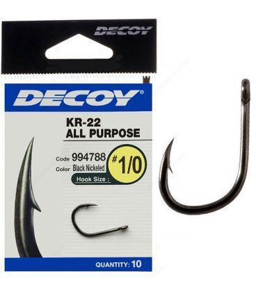 Decoy KR-22 Black Nickel Olta İğnesi