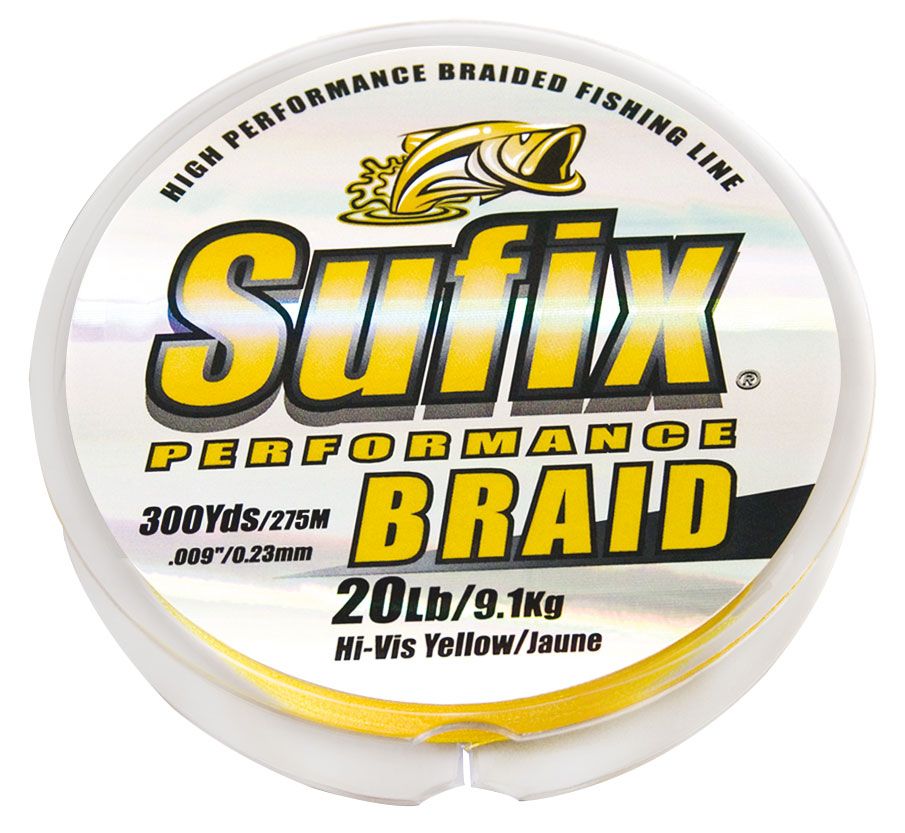 SUFIX 0.16 PERF.BRAID HI VIS YELLOW 135M