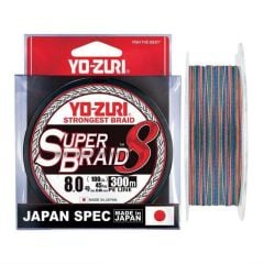 Yozuri Super Braid 8X 300m Multicolor İp Misina