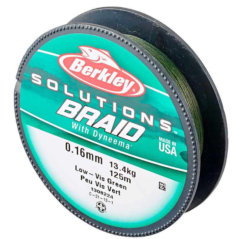 BERKLEY 0.24 SOLUTIONS BRAID MİS.125M GREEN