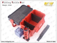 M&W Çift Katlı Ekstra Dayanıklı Profesyonel Balıkçı Kutu Çanta 20L