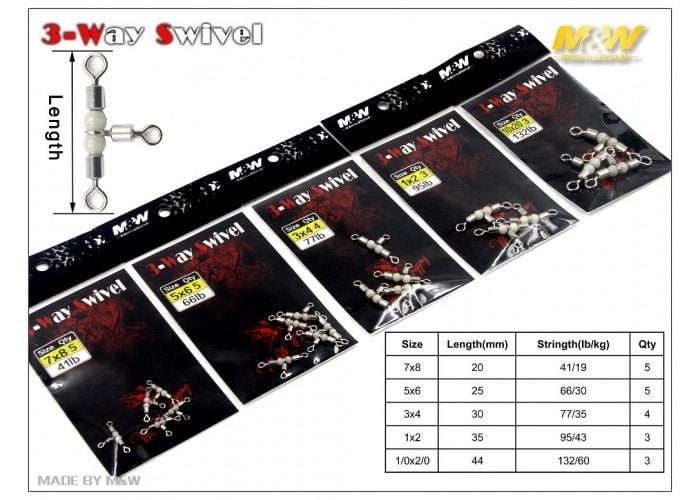 M&W 3-Way Swivel 3lü Fırdöndü
