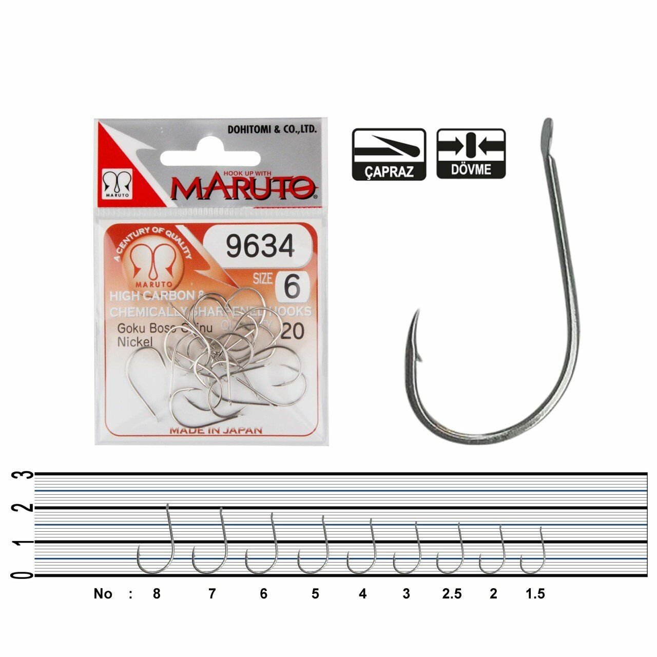 Maruto 9634 Nickel Olta İğnesi