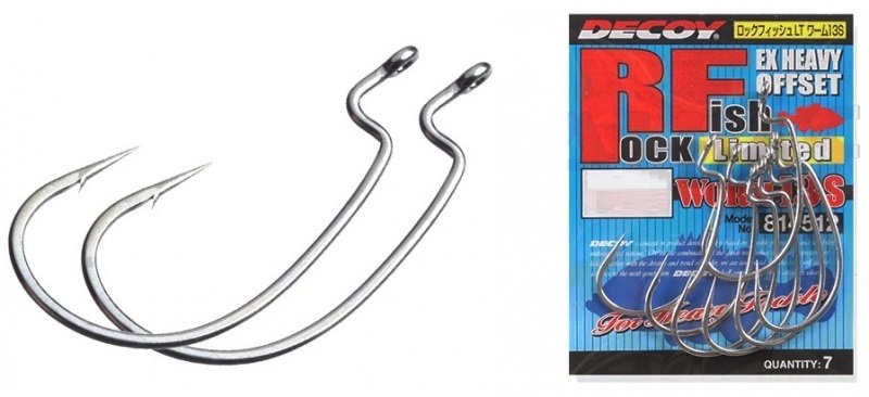 Decoy Worm 13S Rock Fish Offset İğne