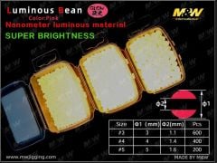 M&W Luminous Soft Bean Fosforlu Boncuk
