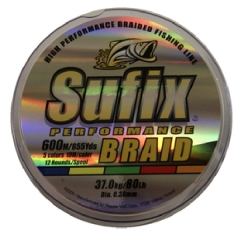 Sufix Performance Braid Multicolor 0,58 mm 600 m İp Misina