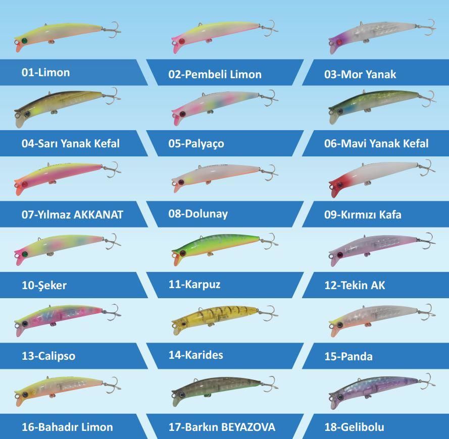 Ege Fısh V Gaga 110 mm 16 Gr Maket Balık