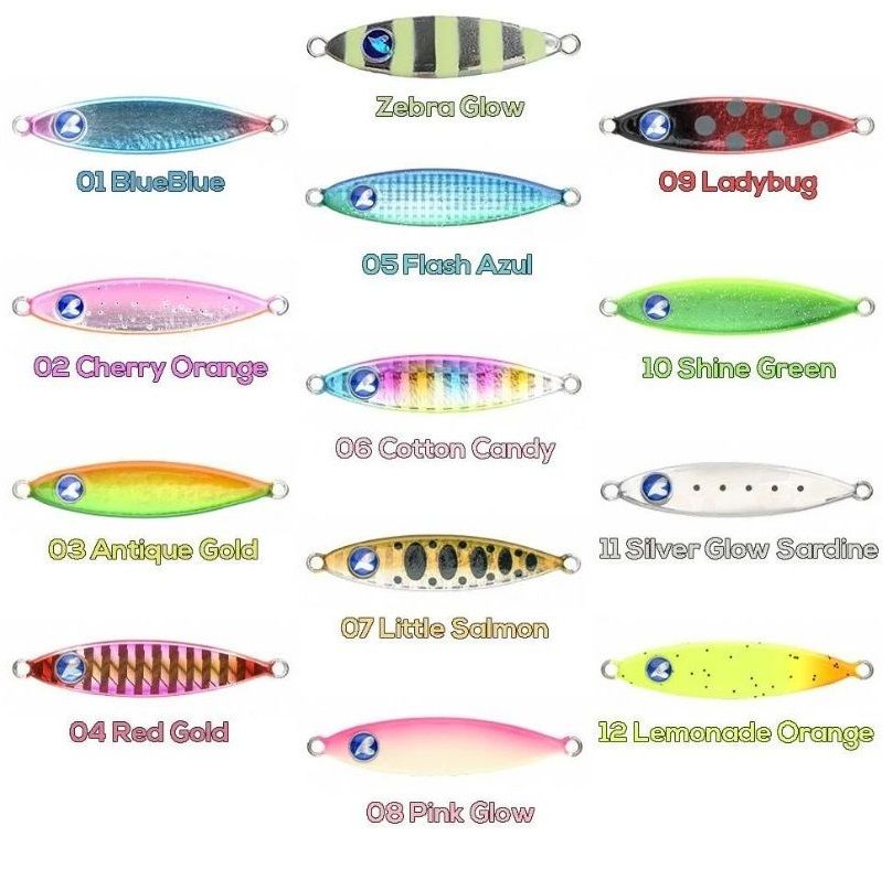 Leurre Métal Slow Jig BlueBlue Sea Ride – Coloris 15 Blue Blue – 30g – Pour Pêche En Mer
