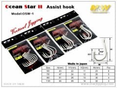 Ocean Star II Assist hook(OSW-1)