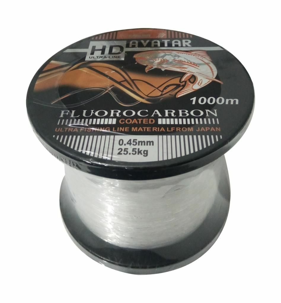 Kabura Hd Avatar 0,35 mm. 16.30KG. Fluorocarbon 1000mt Misina