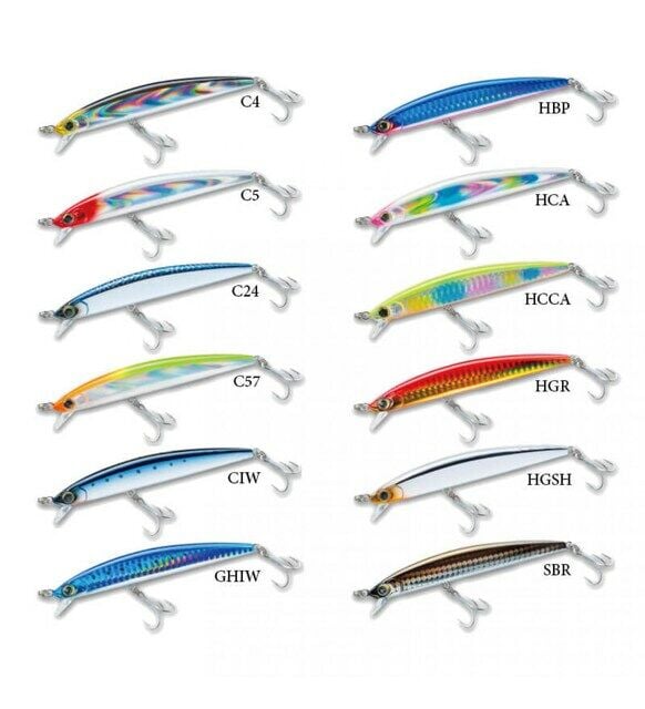 Yozuri Mag Crystal Minnow Floating Sahte Balığı 125 mm F1130