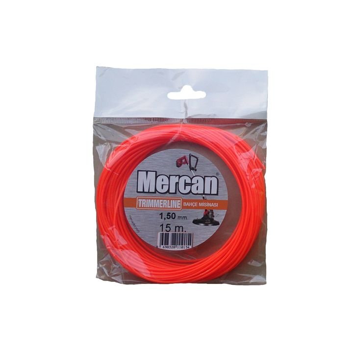Mercan Trimmer Line 15 m Turuncu Monofilament Misina