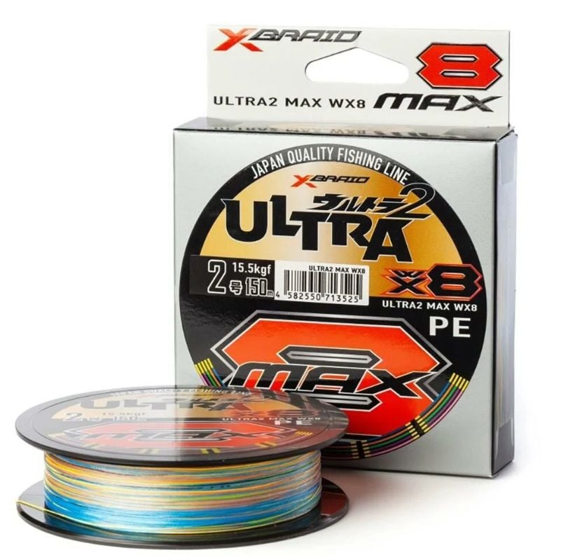 YGK X-Braid Ultra 2 Max 8x 150m Multicolor İp Misina