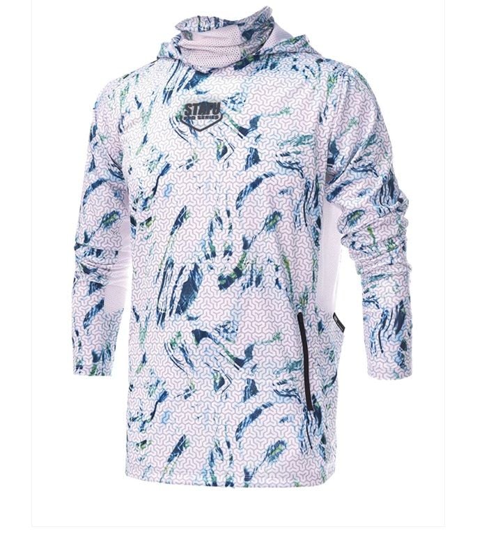 Argonaut Maskeli UV Korumalı Uzun Kollu Performans T-Shirt - Trophy Beyaz