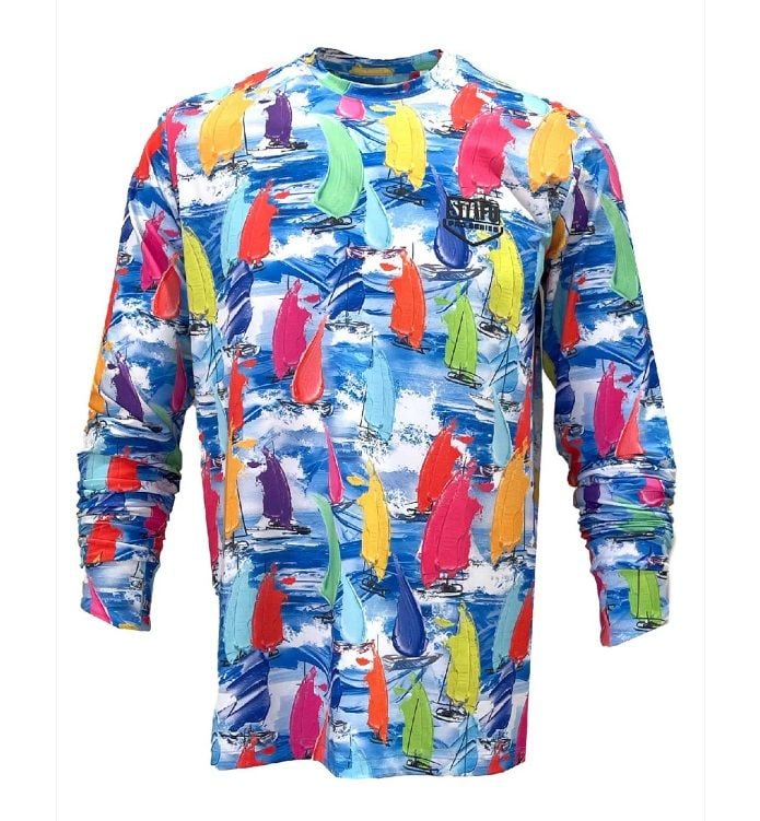 Stafu Apex UV Uzun Kollu Performans T-Shirt - Sail