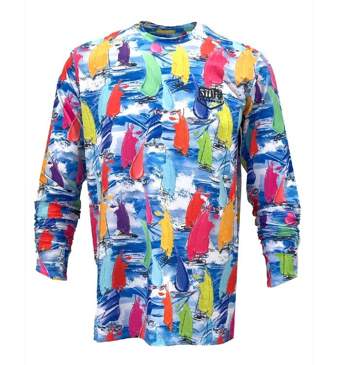 Stafu Apex UV Uzun Kollu Performans T-Shirt - Sail