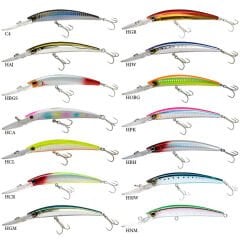 Yozuri Crystal Minnow Deep Diver Floating Sahte Balığı 110mm