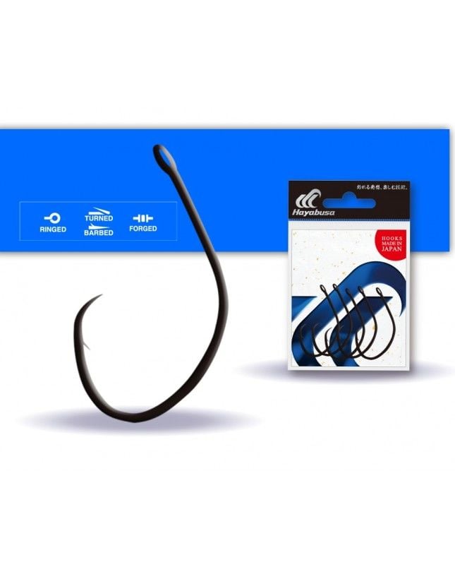 Hayabusa HCRL 186 Circle Delikli Çupra İğnesi Black Nikel EB18671