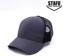 Stafu Pro - North Cap - Charcoal Şapka Siyah Logo