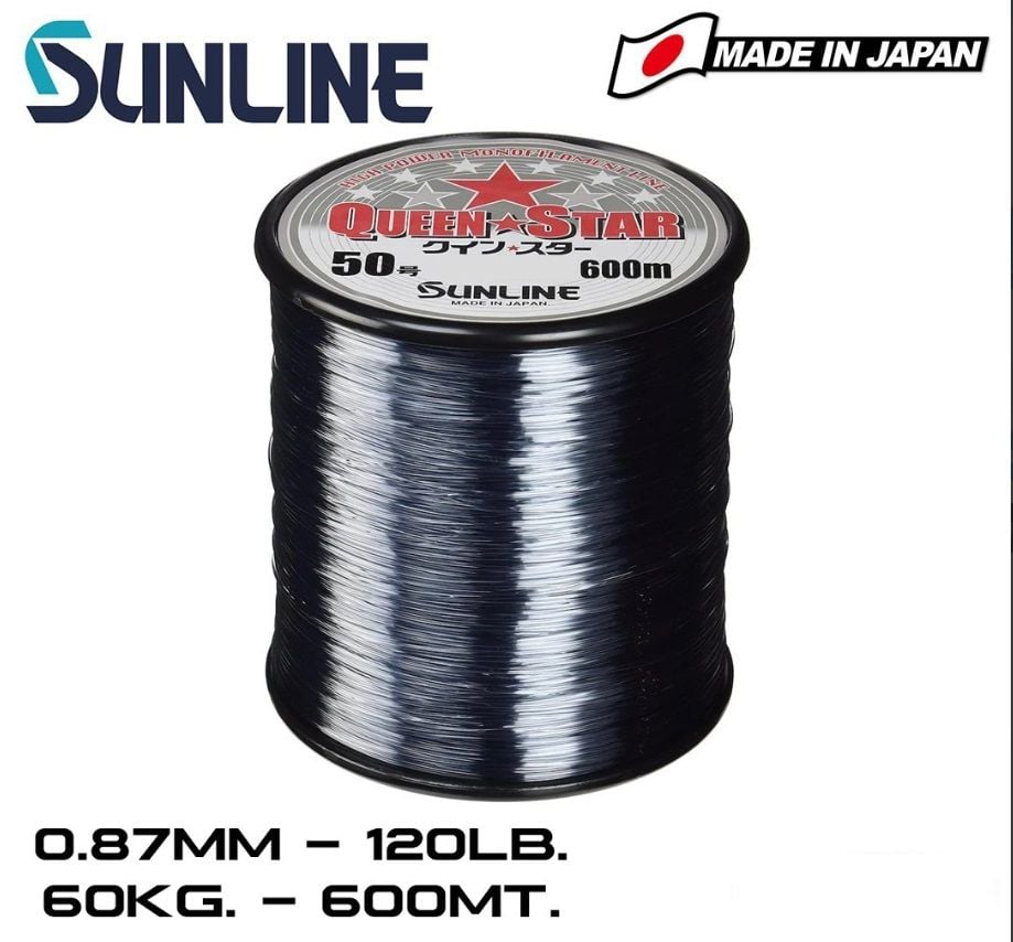 Sunline Queen Star 0.87mm 120Lb. 600 Mt. Smoke Gray Misina