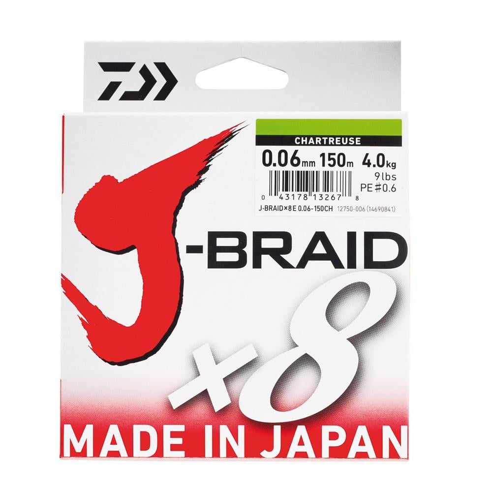 Daiwa J-Braid 8B Chartreuse 150 m İp Misina