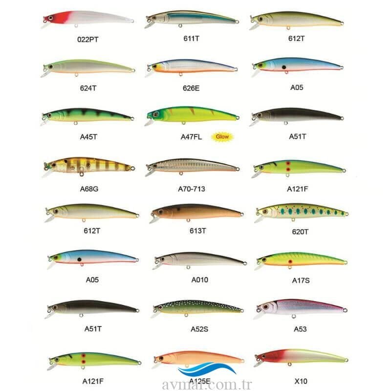 Strike Pro JL-092 F Arc Minnow 105 Serisi Maket Balık
