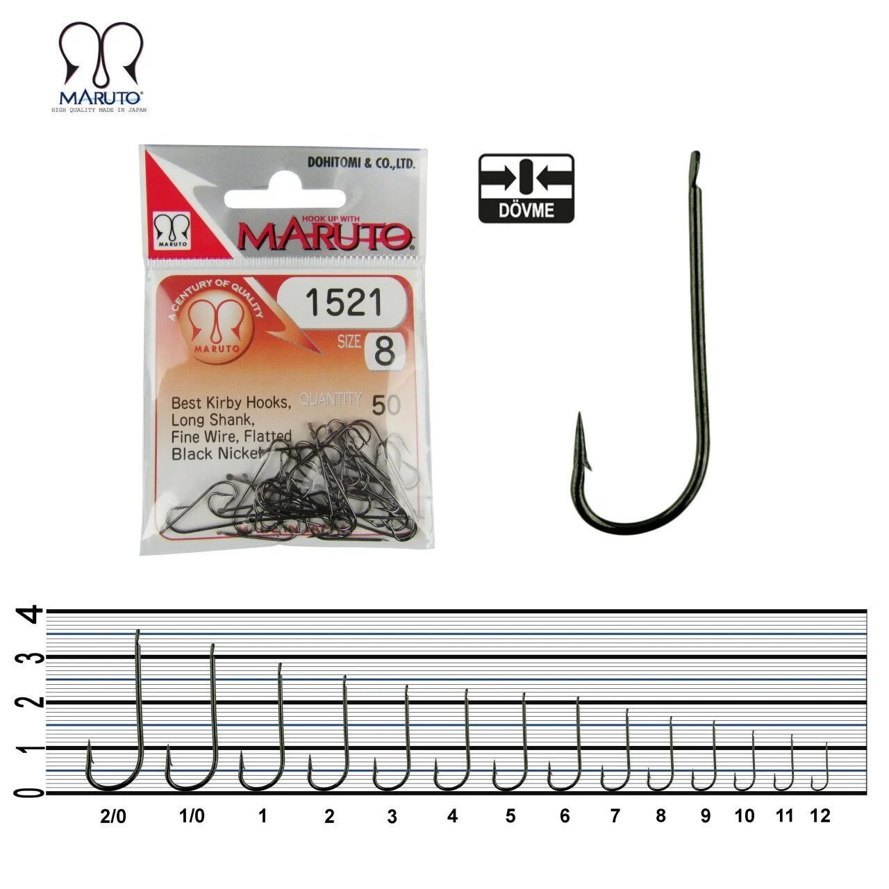 Maruto 1521 Black Nickel İğne