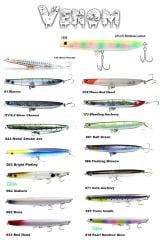 Fujin Venom 120mm 20gr Su Üstü Maket Balık