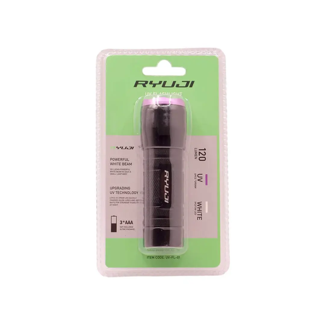 Ryuji 120 Lümen Beyaz + UV Işıklı El Feneri