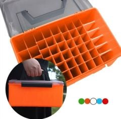 Shufa 52 Bölmeli Suni Yem Çantası - Turuncu