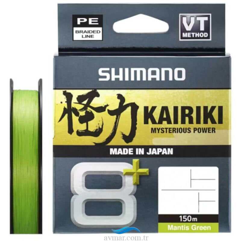 Shimano Kairiki Plus 8+ 150m Mantis Green İp Misina