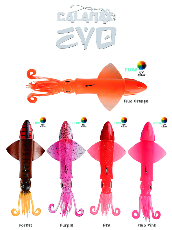 Fujin Calamax EVO 190gr Combo Squid Silikon Yem