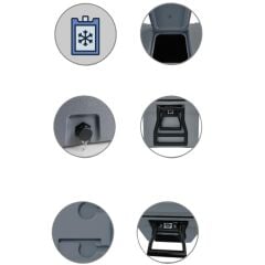 IGLOO CoreMAX 120 Tekerlekli Buzluk 120 Litre