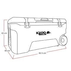 IGLOO CoreMAX 75 Tekerlekli Buzluk 75 Litre