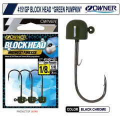 Owner 4151GP Block Head Jig Head