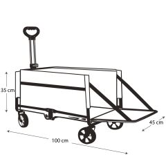 FreeCamp Nest 250 Katlanır Wagon Araba
