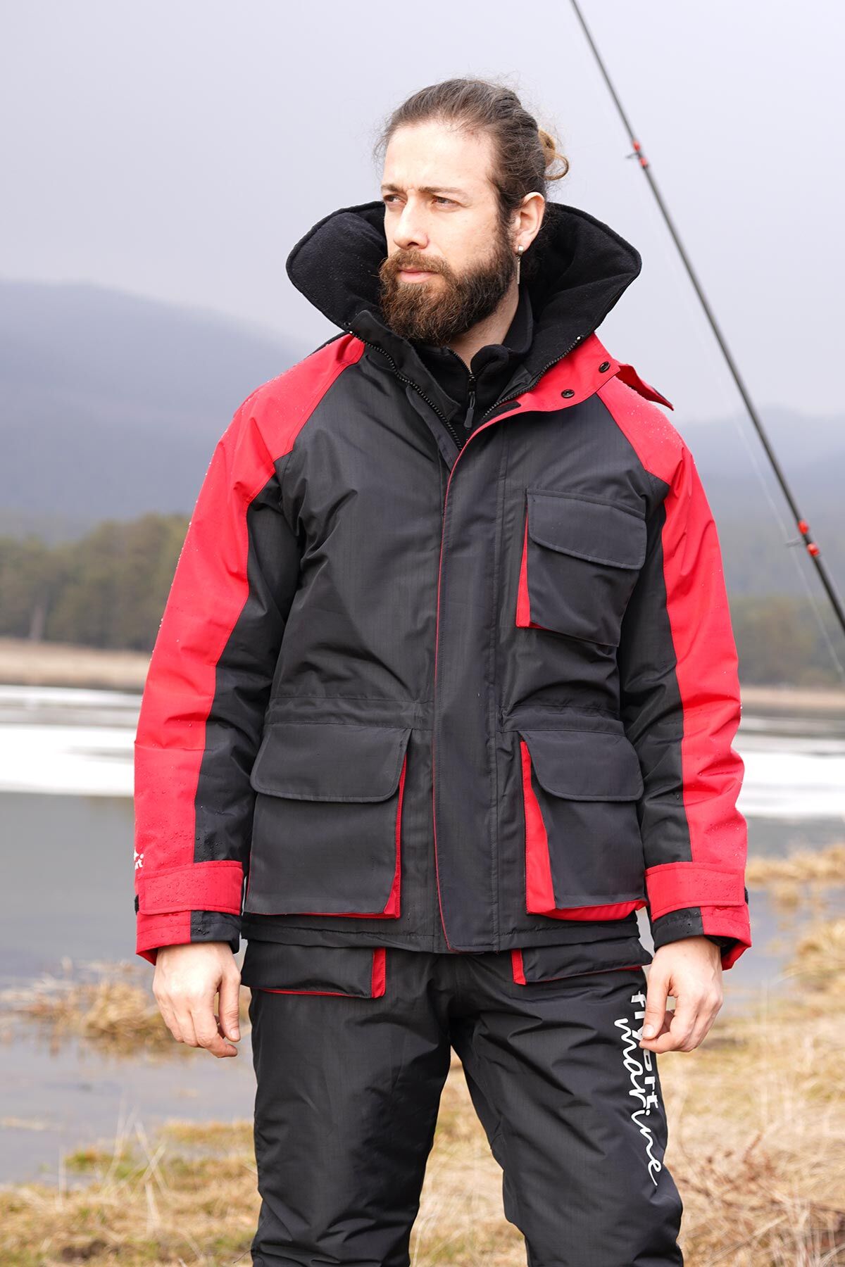 Fiyort Marine Kırmızı Mont