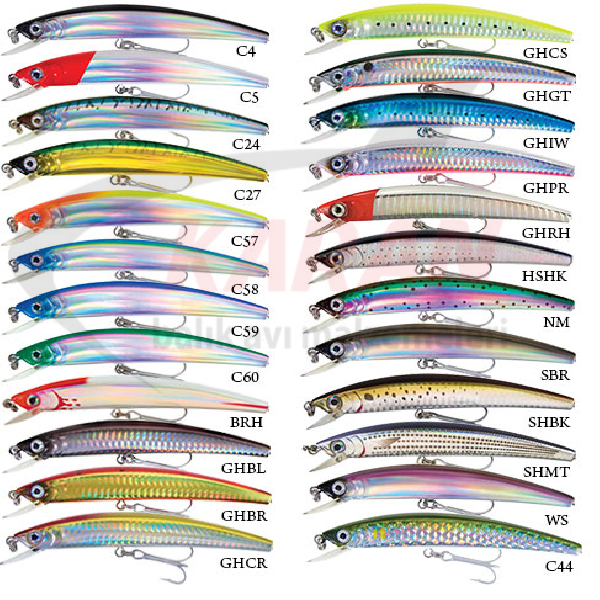 Yo-Zuri Crystal Minnow Floating R836 70 mm